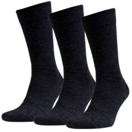 Amanda Christensen Strumpor 3P Grade Merino Wool Sock Antracit Strl 43/46