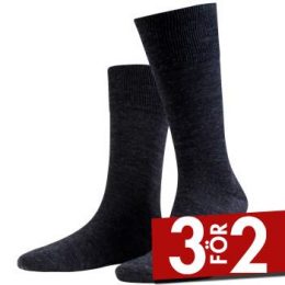 Amanda Christensen Strumpor Icon Merino Wool Sock Antracit Strl 39/40