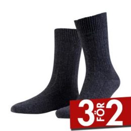 Amanda Christensen Strumpor Supreme Wool Sock Antracit Strl 39/42