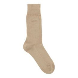 BOSS Business Mercerized Cotton George Finest Sock Strumpor Beige merceriserad bomull Strl 39/40 Herr