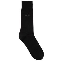 BOSS Business Mercerized Cotton George Finest Sock Strumpor Svart merceriserad bomull Strl 41/42 Herr