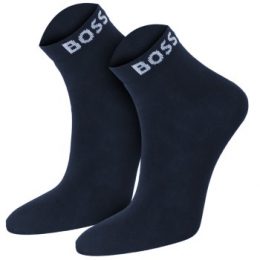 BOSS Cotton Mix Ankle Sock Strumpor 2P Marin Strl 39/42 Herr