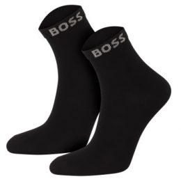BOSS Cotton Mix Ankle Sock Strumpor 2P Svart Strl 39/42 Herr