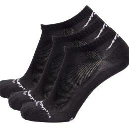 Bamboo Ankle Socks, Black, 43-46, Swedemount