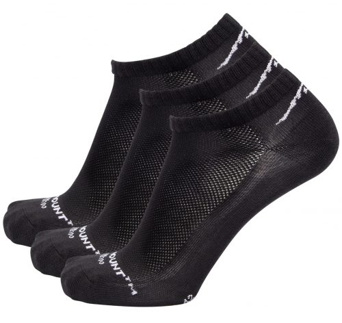 Bamboo Ankle Socks, Black, 43-46, Swedemount