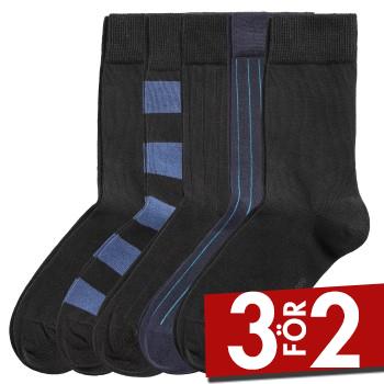 Björn Borg 5-pack Block Stripe and Square Socks