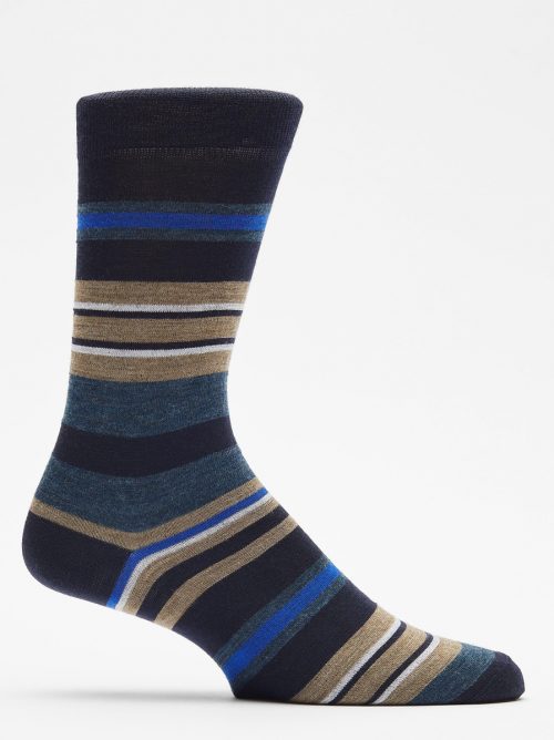 Blue & Beige Socks Callao