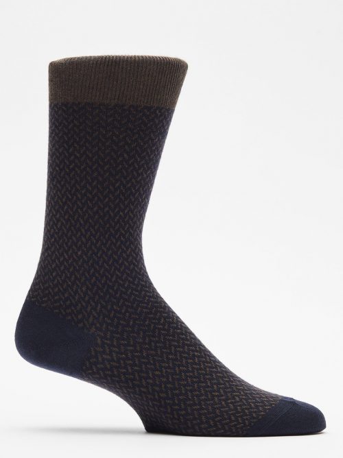 Blue & Brown Socks Soledad