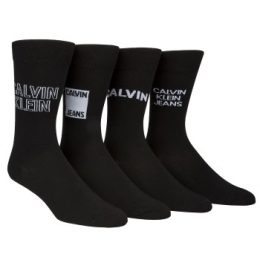 Calvin Klein 4-pack Elroy Logo Crew Socks Gift Box