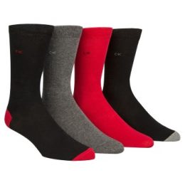 Calvin Klein 4-pack Freddie Bonus Heel Toe Sock