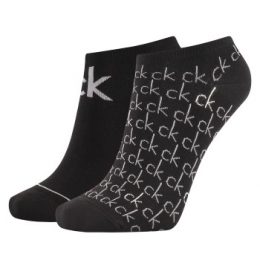 Calvin Klein Strumpor 2P Callie Sneaker Logo Sock Svart Strl 40/46 Herr