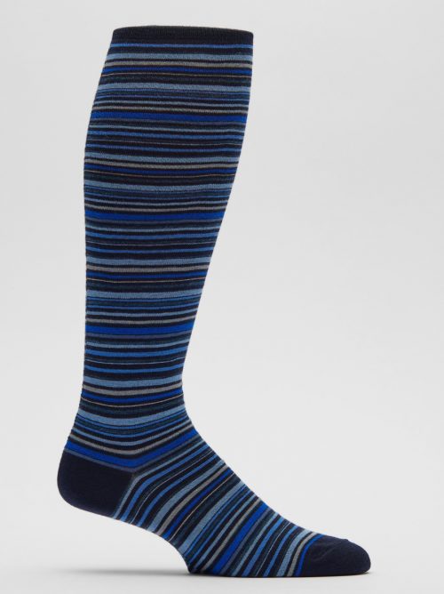 Dark Blue Knee High Socks Alford