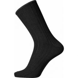 Egtved Strumpor Wool No Elastic Rib Socks Svart Strl 40/45