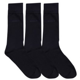 Gant Strumpor 3P Cotton Socks Mörkblå One Size Herr