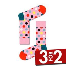 Happy socks Strumpor Big Dot Sock Rosa Strl 41/46