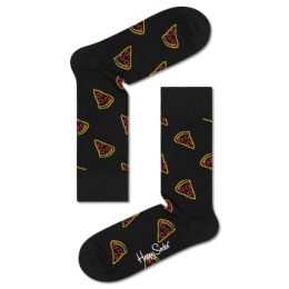 Happy socks Strumpor Pizza Slice Sock Svart bomull Strl 41/46