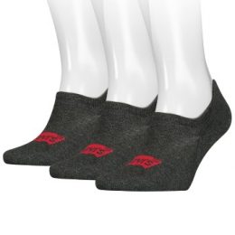 Levis 3-pack Footie High Rise Batwing Logo Socks