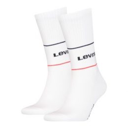 Levis Strumpor 2P Organic Cotton Sock Vit Strl 39/42