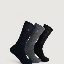 Polo Ralph Lauren 3-Pack Strumpor Crew Socks Multi