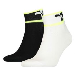 Puma Strumpor 2P Blocked Logo Ankle Sock Svart/Vit Strl 39/42