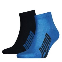 Puma Strumpor 2P Lifestyle Quarter Sock Blå Strl 39/42