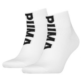 Puma Strumpor 2P Men Logo Quarter Socks Vit Strl 39/42 Herr