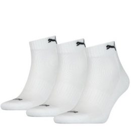 Puma Strumpor 3P Cushioned Quarter Sock Vit Strl 39/42