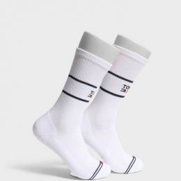 Tommy Hilfiger 2-Pack Strumpor TH Uni TJ Sock 2P Vit