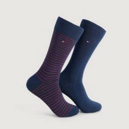 Tommy Hilfiger 2-Pack TH Men Small Sock 2P Röd